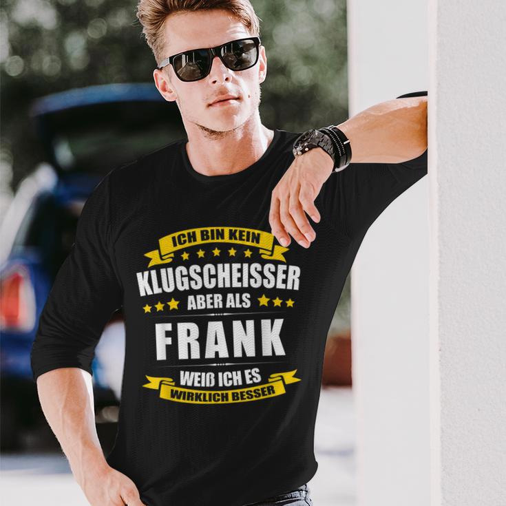 Herren Name Frank Vorname Namensgeschenke Namenstag Langarmshirts Geschenke für Ihn