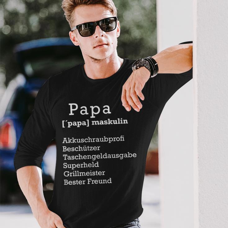 Herren Papa Liebe Geburtstag Geschenk Langarmshirts Geschenke für Ihn