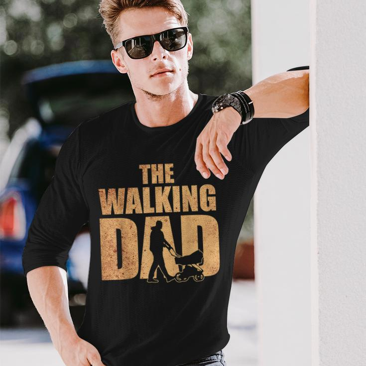 Herren The Walking Dad Geschenk Zum Vatertag Lustiges Papa Langarmshirts Geschenke für Ihn