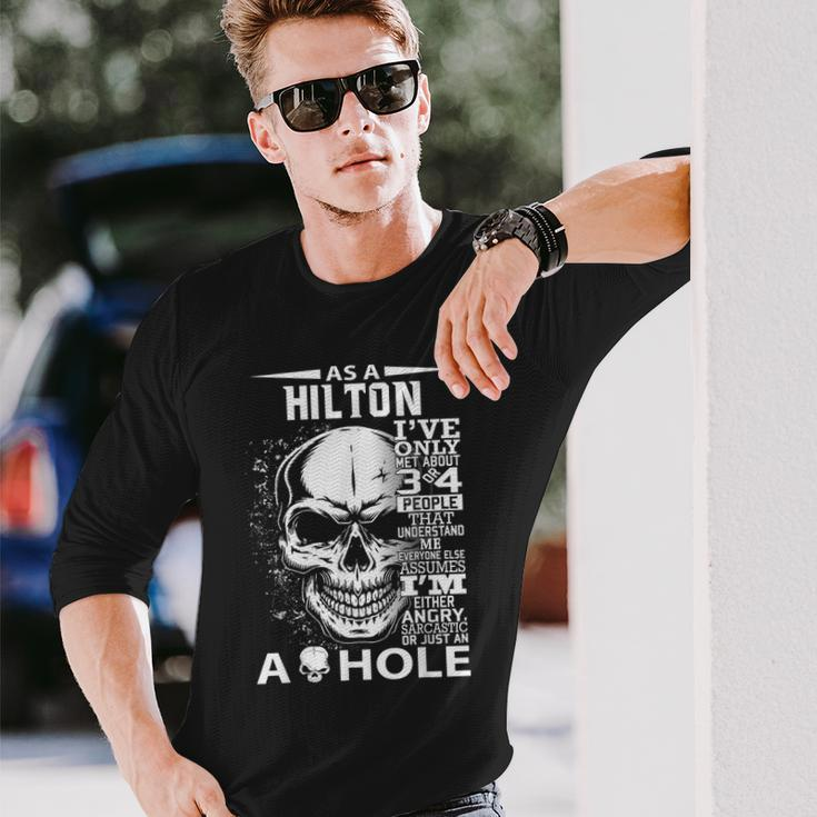 Hilton Definition Personalized Custom Name Loving Kind Long Sleeve T-Shirt Gifts for Him