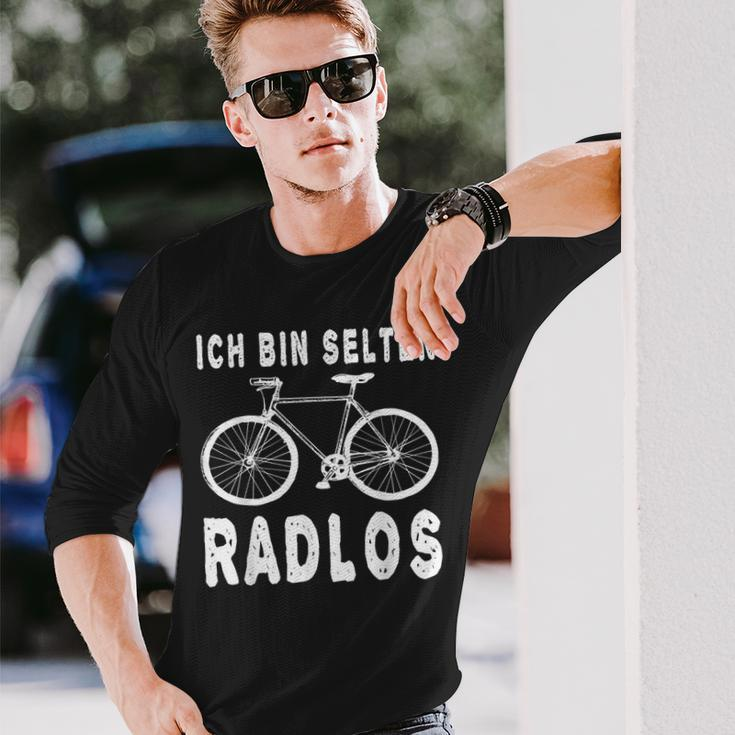 Ich Bin Selten Radlos Fahrradfahrer Fahrrad Fahren Langarmshirts Geschenke für Ihn