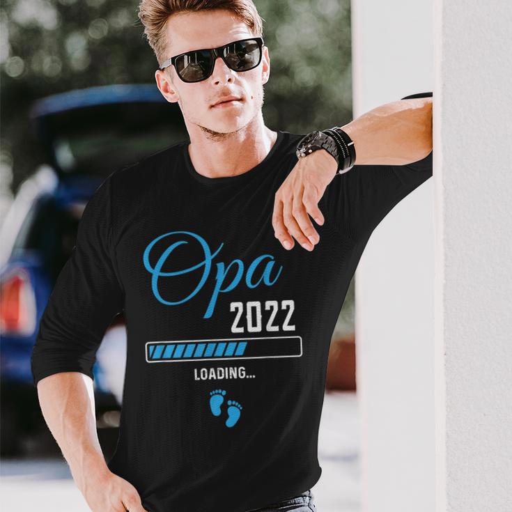 Ich Werde Opa 2022 Loading Langarmshirts, Schwangerschaftsverkündung Geschenke für Ihn