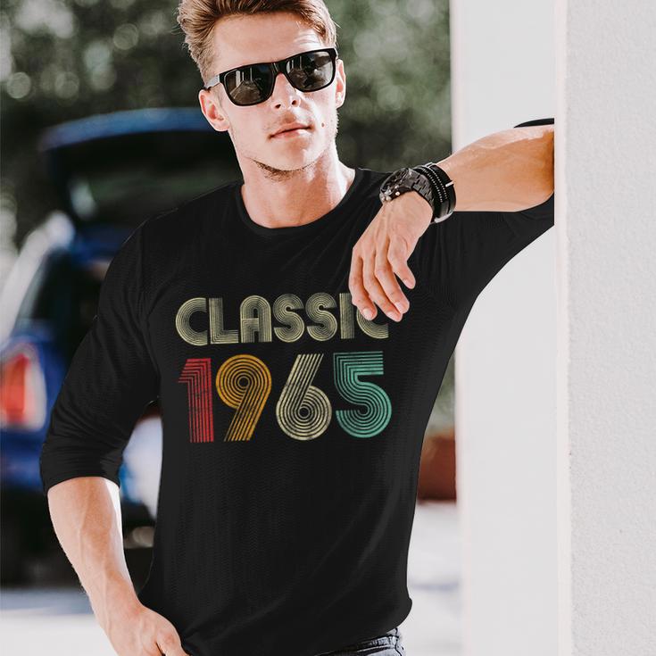 Klassisch 1965 Vintage 58 Geburtstag Geschenk Classic Langarmshirts Geschenke für Ihn