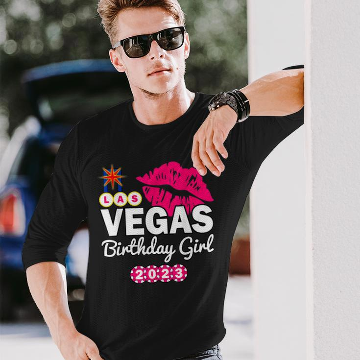 Las Vegas Girls Trip 2023 Cruise Trip Matching Birthday Girl Long Sleeve T-Shirt T-Shirt Gifts for Him