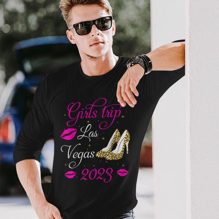 Las Vegas Girls Trip 2023 Girls Cruise Trip Matching Long Sleeve T-Shirt T-Shirt Gifts for Him