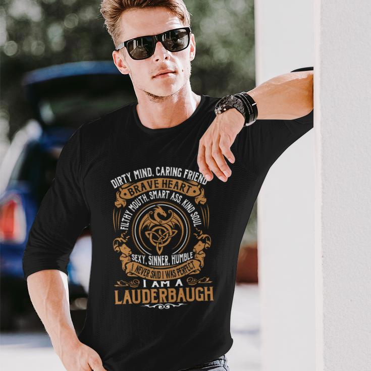 Lauderbaugh Brave Heart Long Sleeve T-Shirt Gifts for Him