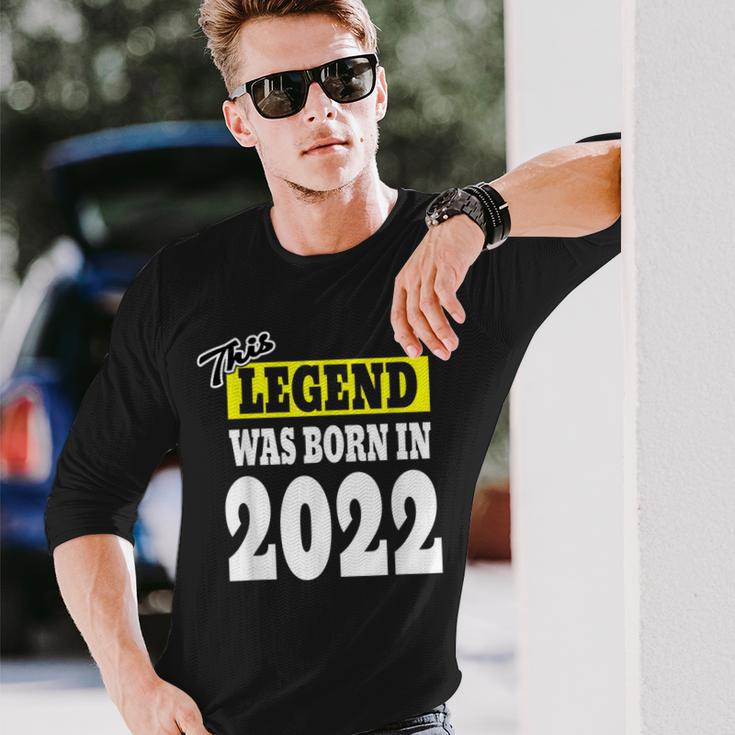 Legendärer Vater und Mutter, Dieses Kind 2022 Geboren Langarmshirts Geschenke für Ihn