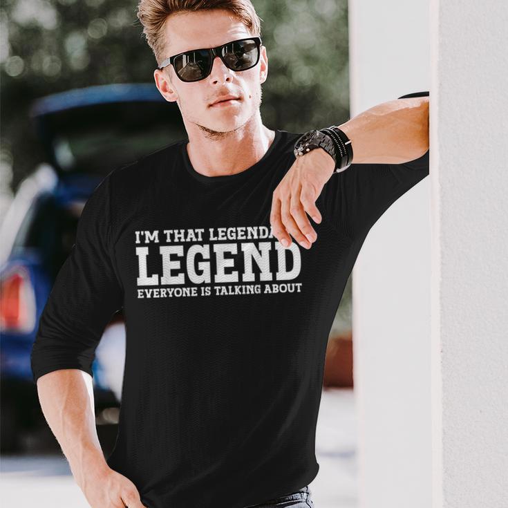 Legende Persönlicher Name Lustige Legende Langarmshirts Geschenke für Ihn