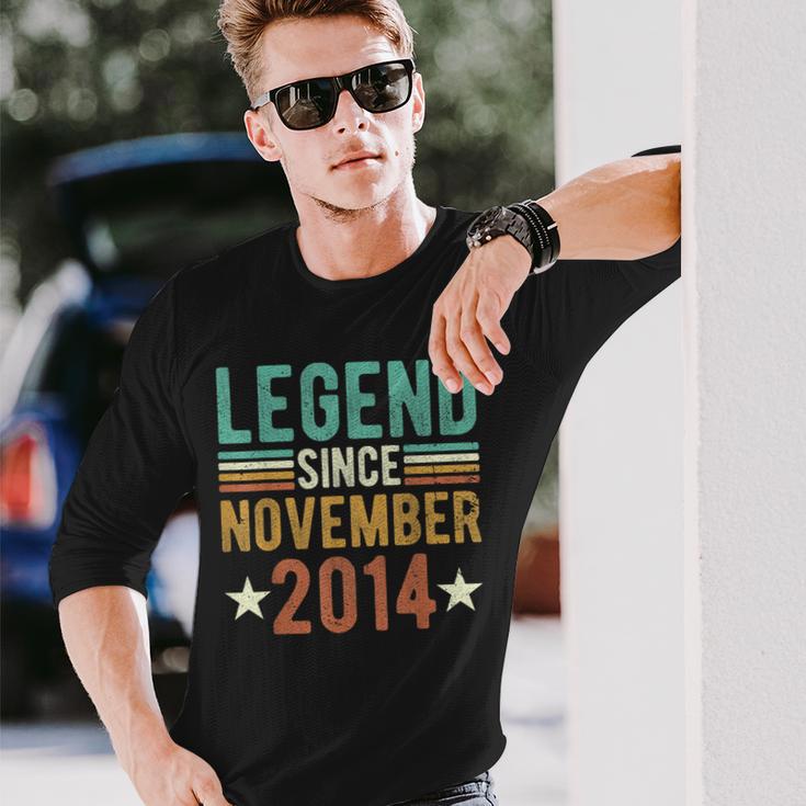 Legende Seit November 2014 Langarmshirts, 8 Jahre Jubiläum Edition Geschenke für Ihn