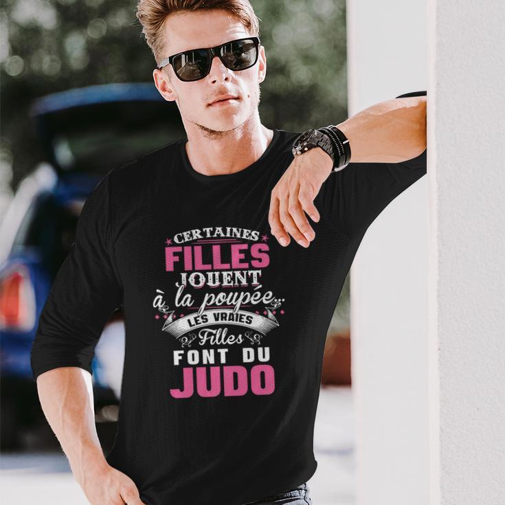 Les Vraies Filles Font Du Judo V2 Long Sleeve T-Shirt Geschenke für Ihn