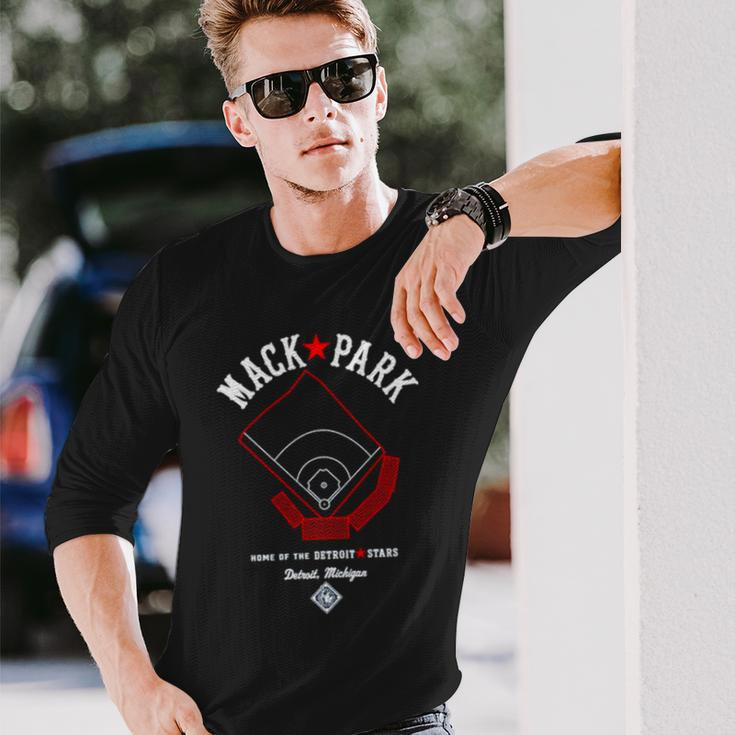 Mack Park Home Of The Detroit Stars Long Sleeve T-Shirt T-Shirt Gifts for Him