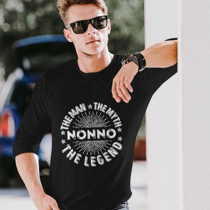 The Man The Myth The Legend For Nonno Long Sleeve T-Shirt Gifts for Him