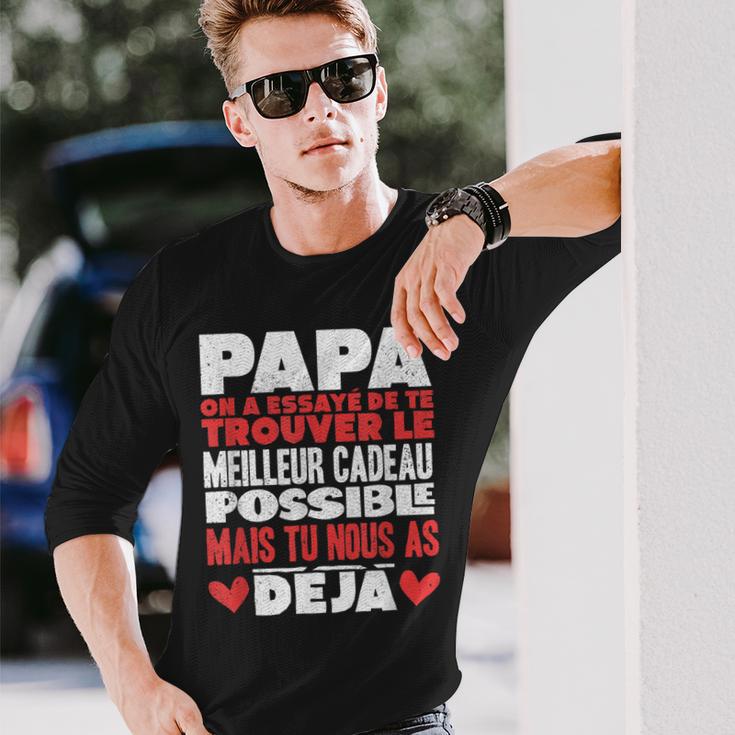 Papa Zum Vatertag Geschenk Für Papa Geburtstag Vater V4 Langarmshirts Geschenke für Ihn