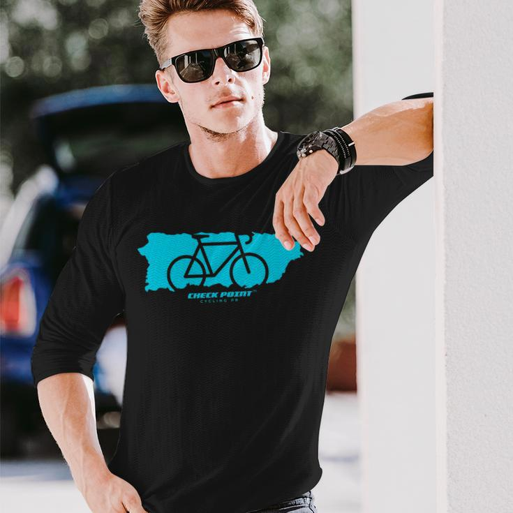 Puerto Rico Bike Cycling Long Sleeve T-Shirt Gifts for Him