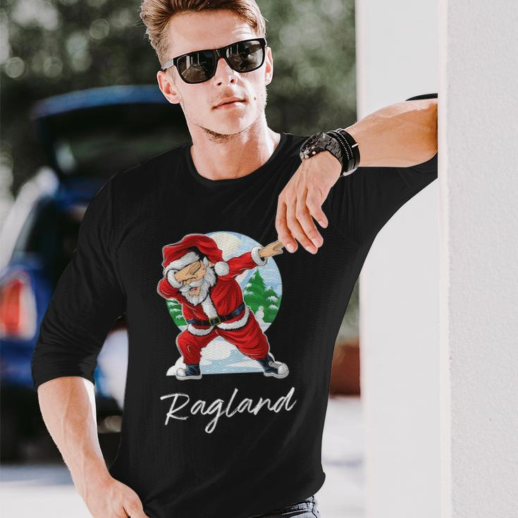 Ragland Name Santa Ragland Long Sleeve T-Shirt Gifts for Him