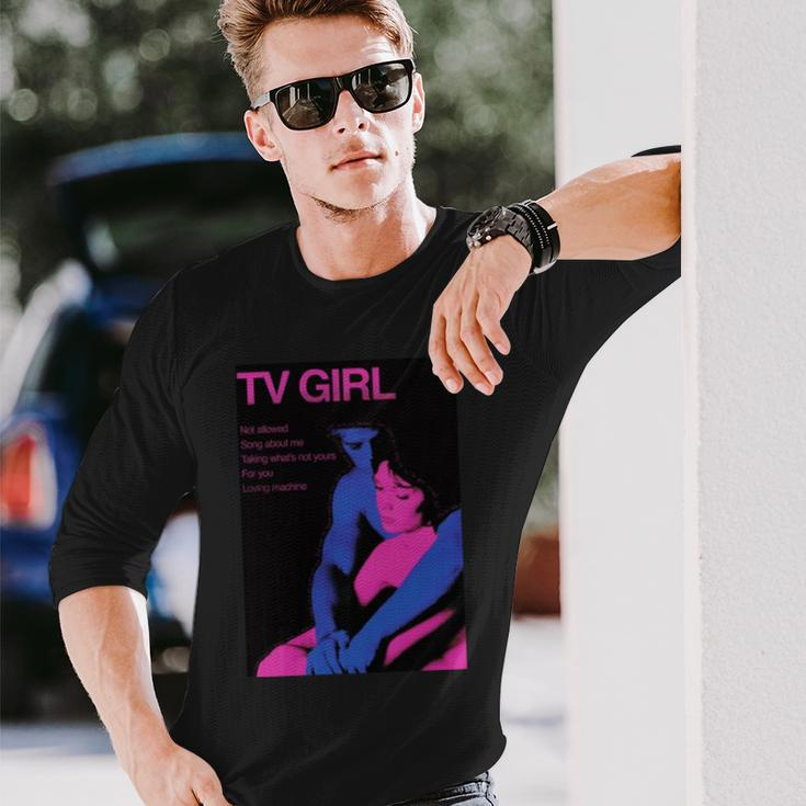 Who Really Cares Tv Girl Long Sleeve T-Shirt Gifts for Him