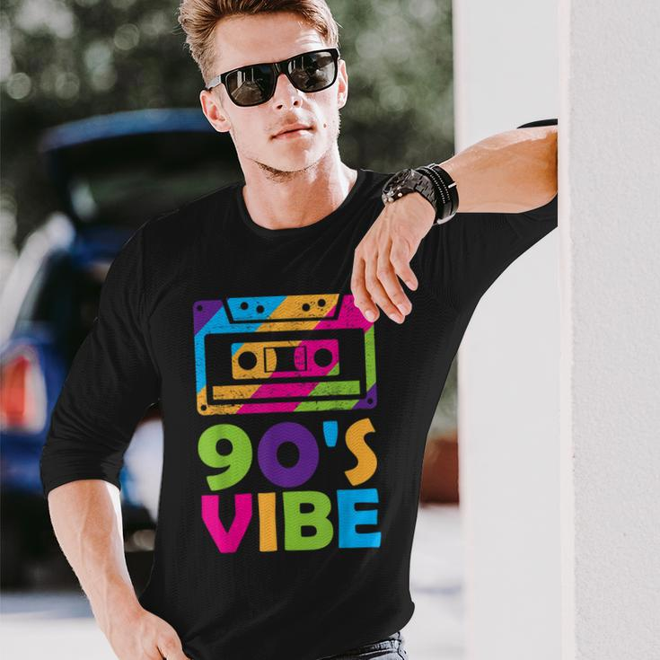 Retro Aesthetic Costume Party Outfit 90S Vibe Long Sleeve T-Shirt Gifts for Him