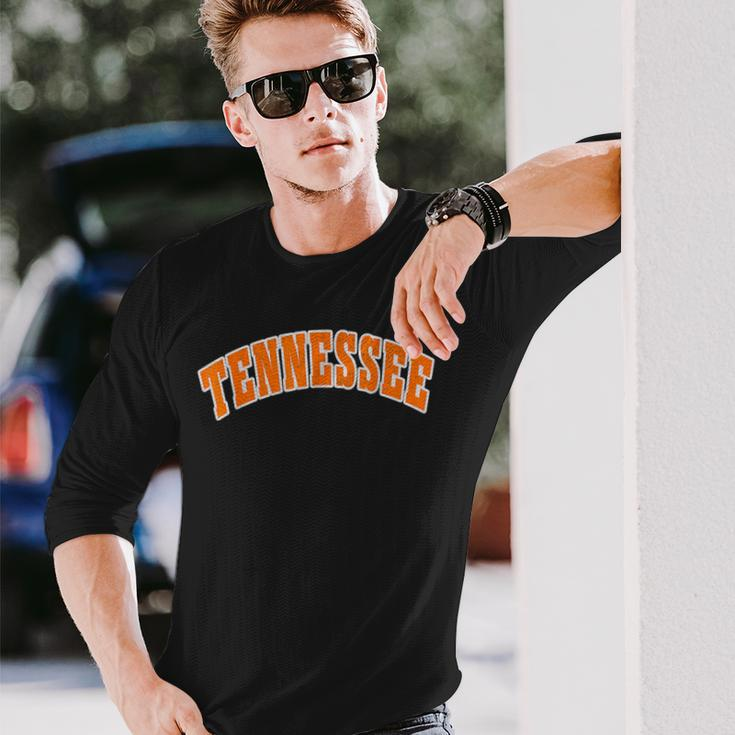Retro Tennessee Tn Throwback Classic Long Sleeve T-Shirt Gifts for Him