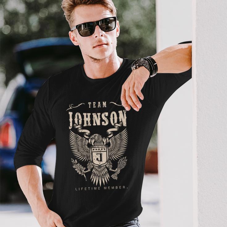 Team Johnson Lifetime Member V3 Long Sleeve T-Shirt - Seseable