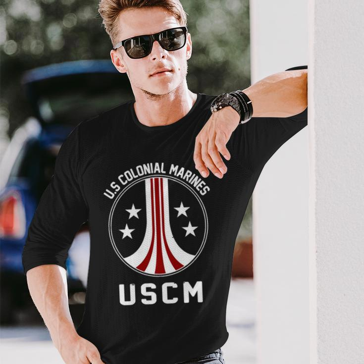 United States Colonial Marines Uscm Stratosphere Long Sleeve T-Shirt Gifts for Him