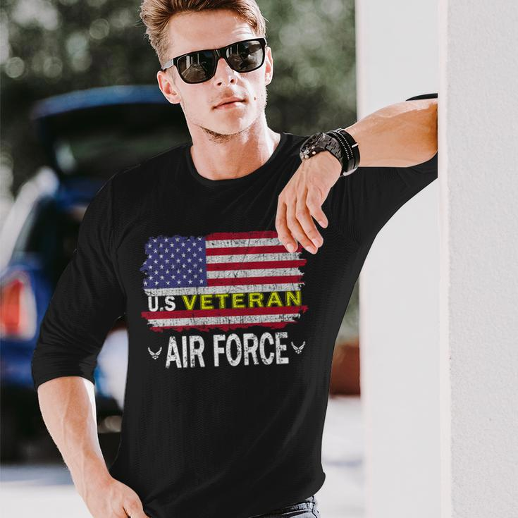 Us Air Force Veterans Day -Us Air Force Veteran Pride Long Sleeve T-Shirt Gifts for Him