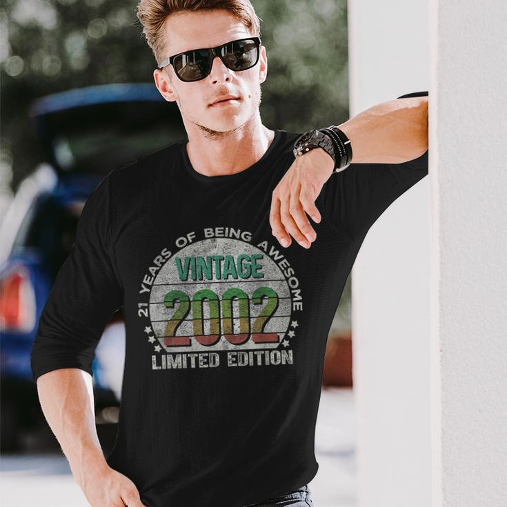 Vintage 2002 21 Year Old Limited Edition 21St Birthday V3 Long Sleeve T-Shirt T-Shirt Gifts for Him