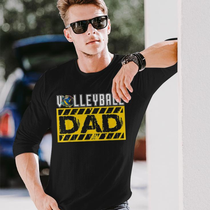 Volleyball Dad For Men Fathers Day Birthday Coach Long Sleeve T-Shirt Gifts for Him