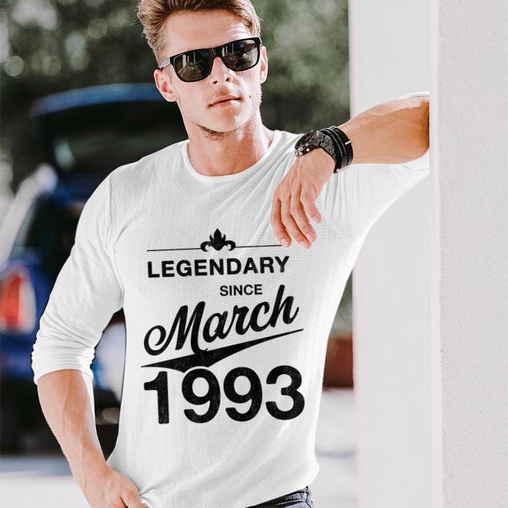 30 Geburtstag 30 Jahre Alt Legendär Seit März 1993 V3 Langarmshirts Geschenke für Ihn