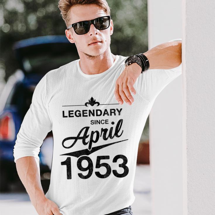 70 Geburtstag 70 Jahre Alt Legendär Seit April 1953 V5 Langarmshirts Geschenke für Ihn