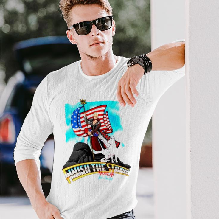 Cody Rhodes Finish The Story American Nightmare Long Sleeve T-Shirt Gifts for Him