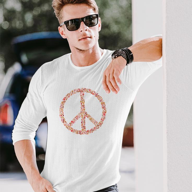 Edition Limitée Peace And Love Long Sleeve T-Shirt Geschenke für Ihn