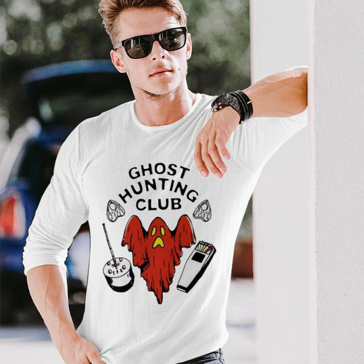 Ghost Hunting Club Baseball Long Sleeve T-Shirt T-Shirt Gifts for Him