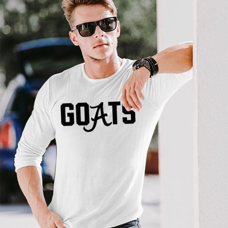 Goats Killing Our Way Through The Sec In Long Sleeve T-Shirt T-Shirt Gifts for Him