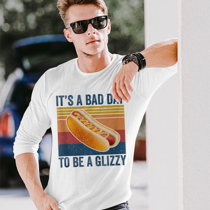 It’S A Bad Day To Be A Glizzy Hot Dog Vintage Long Sleeve T-Shirt Gifts for Him