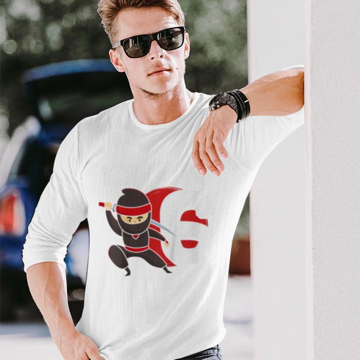 Sechster Geburtstag Ninja Langarmshirts für Kinder, Spaß zum Kindergeburtstag Geschenke für Ihn