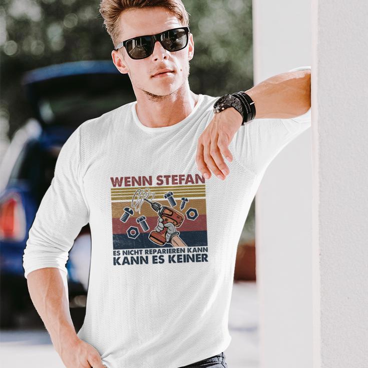 Stefan Reparatur Meister Langarmshirts, Personalisiert für Handwerker Geschenke für Ihn