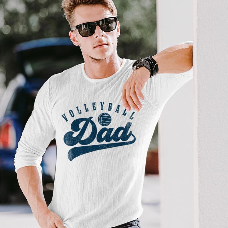Volleyball Dad Daddy Fathers Day Long Sleeve T-Shirt Gifts for Him