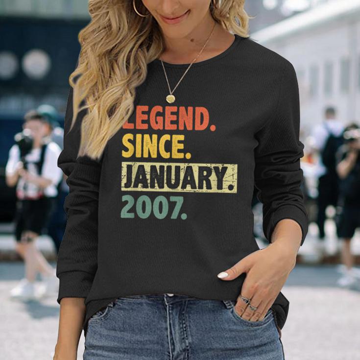 16 Geburtstag Legende Seit Januar 2007 16 Jahre Alt Langarmshirts Geschenke für Sie