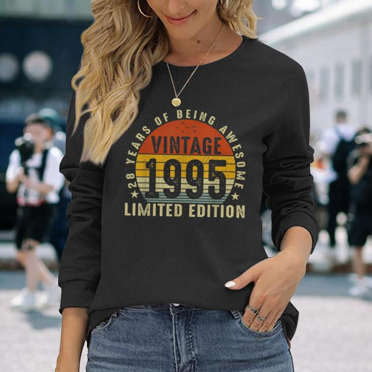 1995 Limitierte Edition 28 Jahre Awesome Geburtstag Langarmshirts, Unikat Geschenke für Sie