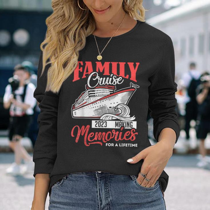 Family Cruise  2023 Vacation Funny Party Trip Ship Gift  Unisex Long Sleeve