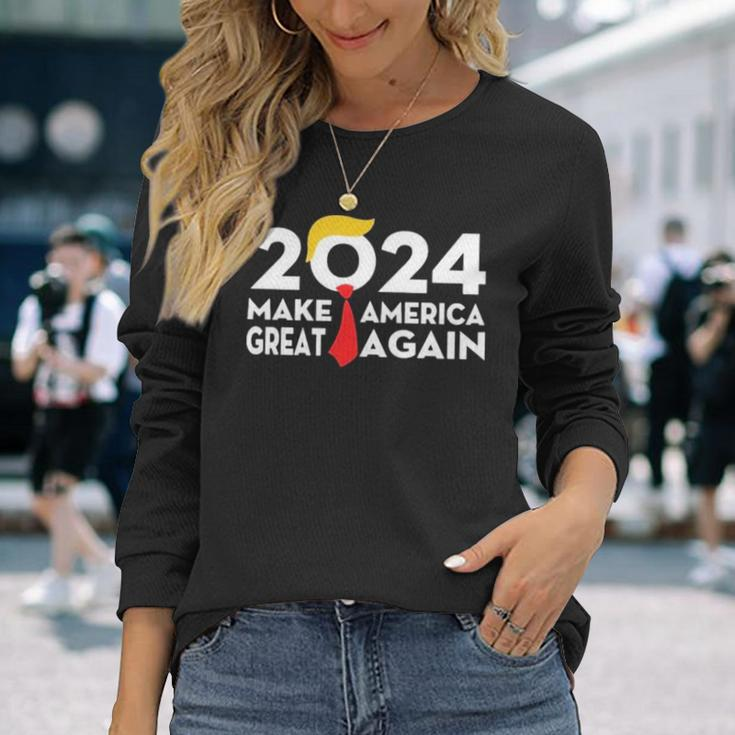 2024 Make America Great Again Long Sleeve T-Shirt Gifts for Her