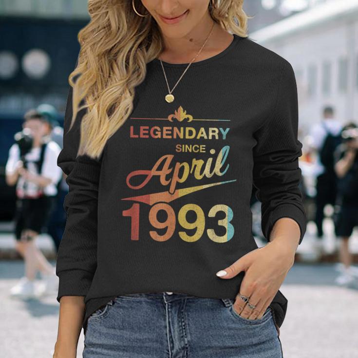 30 Geburtstag 30 Jahre Alt Legendär Seit April 1993 V5 Langarmshirts Geschenke für Sie