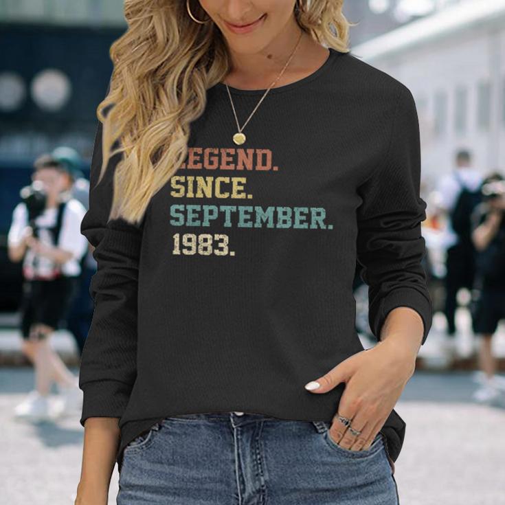 39. Geburtstag Langarmshirts – Legende Seit September 1983 Geschenke für Sie