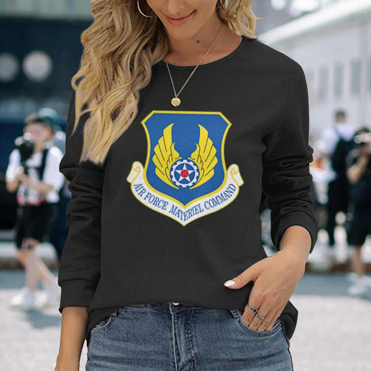 Air Force Materiel Command Veteran Us Air Force Veterans Day V2 Long Sleeve T-Shirt Gifts for Her