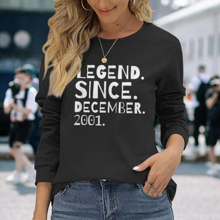 Bday Jungen Mädchen Geburtstagslegende Seit Dezember 2001 Langarmshirts Geschenke für Sie