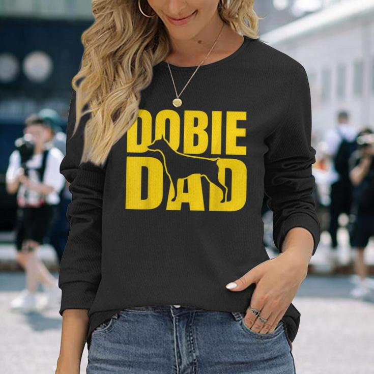 Best Dobie Dad Ever Doberman Pinscher Dog Father Pet Long Sleeve T-Shirt T-Shirt Gifts for Her