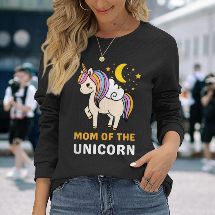 Birthday Mom Mother Unicorn Cute Novelty Unique AnniversaryLong Sleeve T-Shirt Gifts for Her