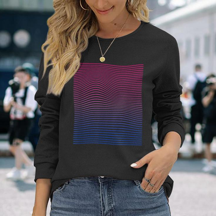 Bisexual Pride Subtle Bi Long Sleeve T-Shirt Gifts for Her