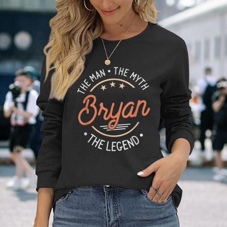 Bryan Der Mann Der Mythos Die Legende Langarmshirts Geschenke für Sie