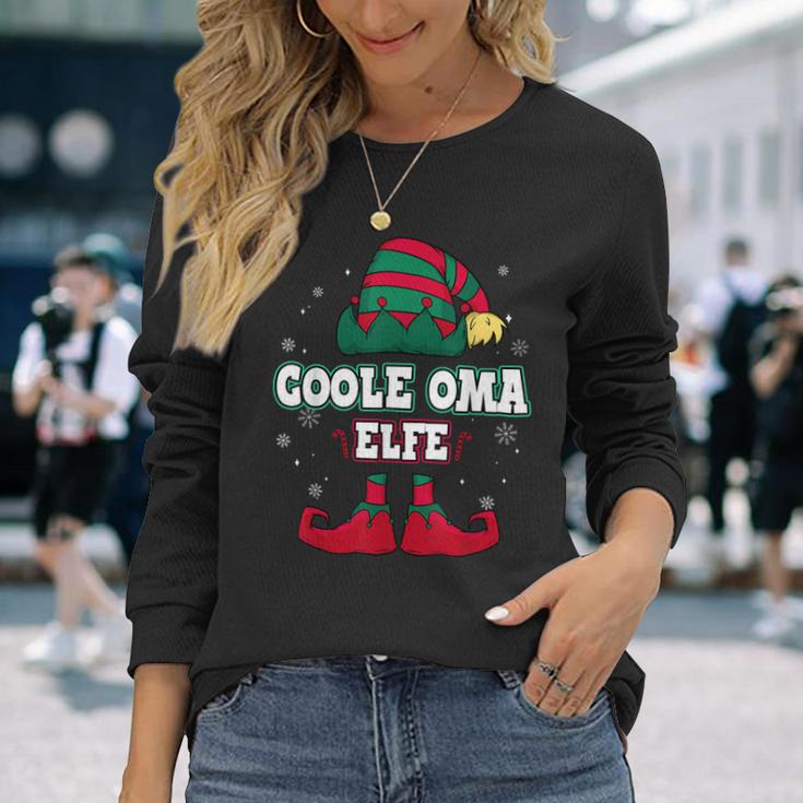 Coole Oma Elfe Partnerlook Weihnachten Langarmshirts Geschenke für Sie